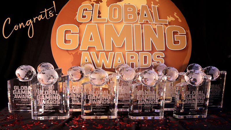 에볼루션 게이밍 글로벌 시상식인 Global Gaming Awards 2021에서 3관왕 달성